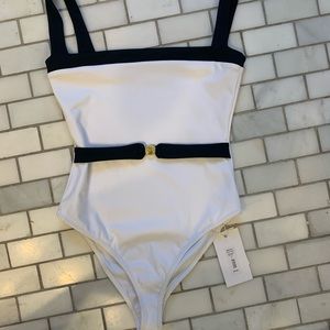 Caroline Constas Davey 1 piece - white and black
